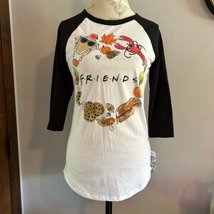 🦞 Friends Fall Baseball Tee 🎃🍪🍁🥪